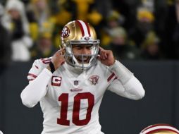 LISTO. James Jimmy Richard Garoppolo es el referente de San Francisco 49ers y está a las puertas de su cuarto Super Bowl. EFE/ARCHIVO