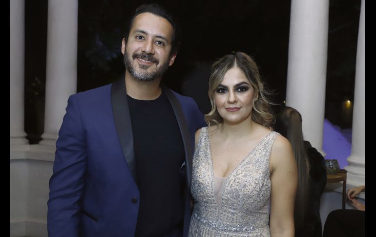 Carlos Sandoval y Paty Garibay. GENTE BIEN JALISCO/CLAUDIO JIMENO