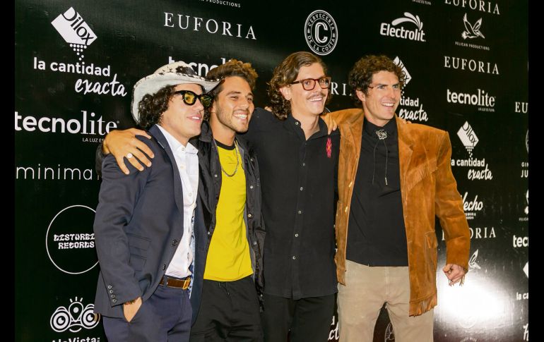 Octavio Coutiño, Sebastián Williams, Alejandro Maytorena y Jesús Urrea. GENTE BIEN JALISCO/CLAUDIO JIMENO