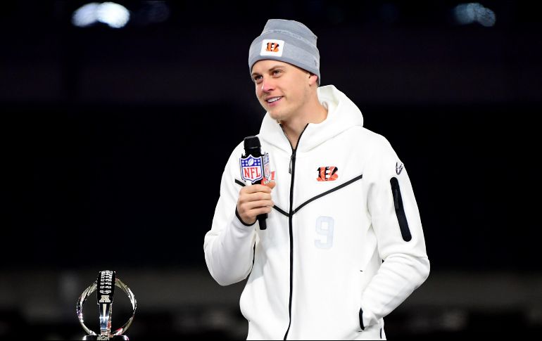 El Quarterback de los Bengals está listo para hacer historia en el Super Bowl el próximo domingo. AFP/ E. Chinn