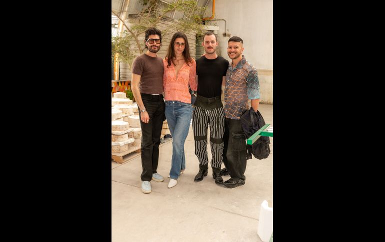 Kouros Maghsoudi, Samantha Ozer, Evan Moffitt y Zak Stone. GENTE BIEN JALISCO/JORGE SOLTERO