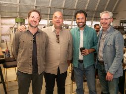 Mark Hagen, José Noé Suro, David Gómez Álvarez y Carlos Ranc. GENTE BIEN JALISCO/JORGE SOLTERO