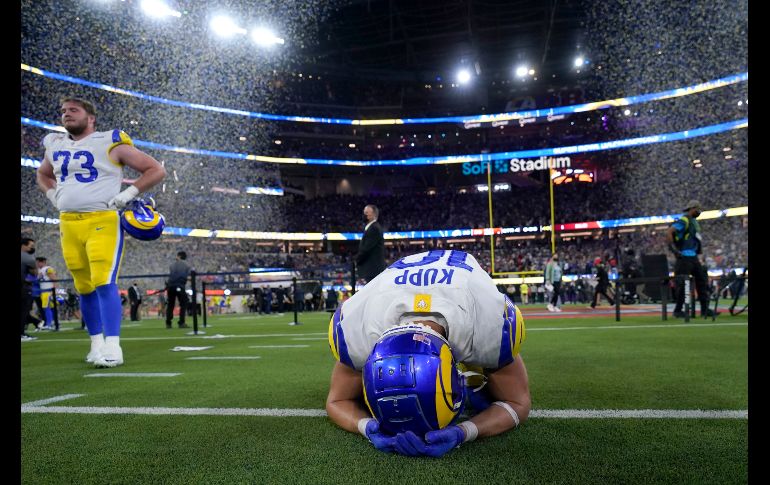 BRILLA. Cooper Kupp fue la auténtica estrella del Super Bowl. AP/M. Sanchez