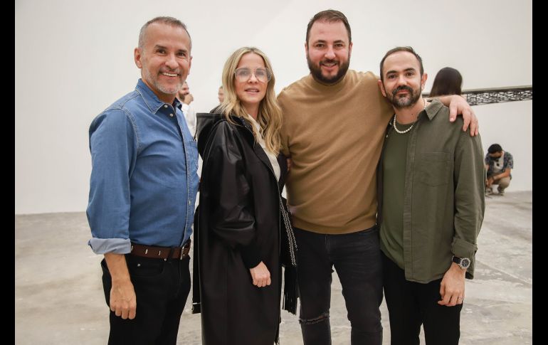 Carlos Barrero, María Sainz, Víctor Martínez y Daniel García. GENTE BIEN JALISCO/ANTONIO MARTÍNEZ