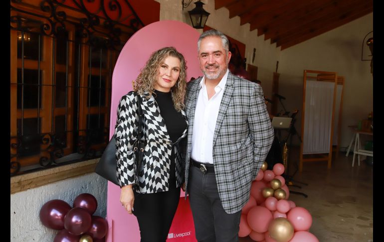 Marcela Cabeza de Vaca y Eliseo Carbajal. GENTE BIEN JALISCO/ANTONIO MARTÍNEZ