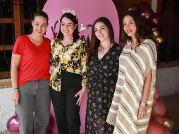 Mónica Garcín, Paulina Corella, Carolina Graf y Karen Blumgart. GENTE BIEN JALISCO/ANTONIO MARTÍNEZ