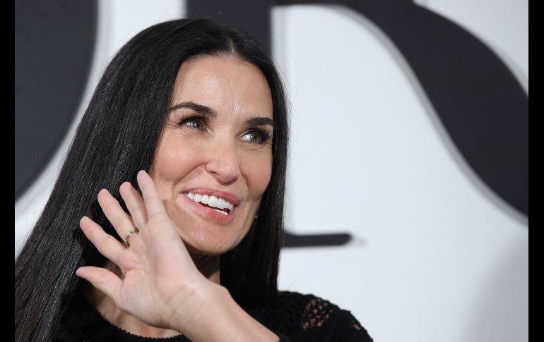 Demi Moore luce una piel radiante. AFP/ARCHIVO