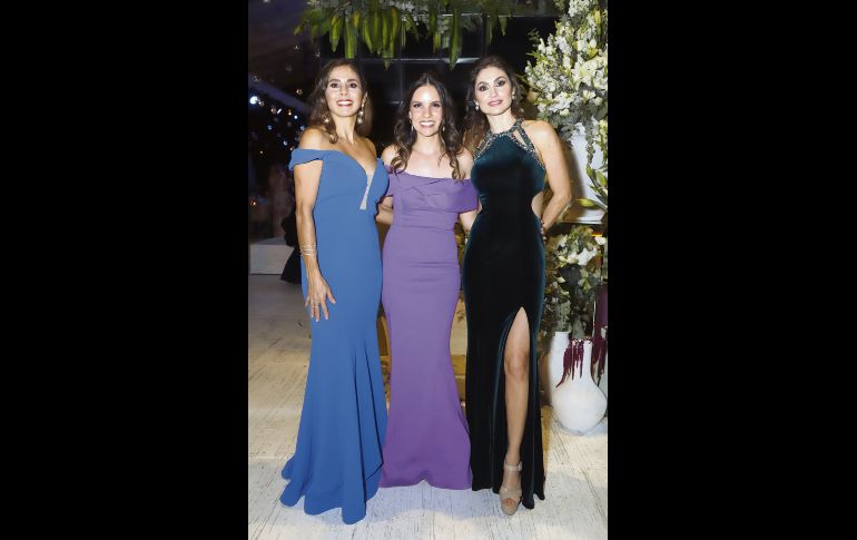 Vero Salazar, Mariana Rubio y Marce Salazar. GENTE BIEN JALISCO/CLAUDIO JIMENO