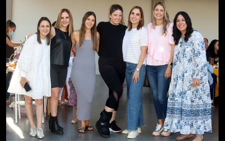 Euri Gámez, Alicia Chávez, Lisette Martínez, Christiane Solano, Paty Moreno, Raquel Ochoa y Valerie Pérez Gollaz. GENTE BIEN JALISCO/CLAUDIO JIMENO