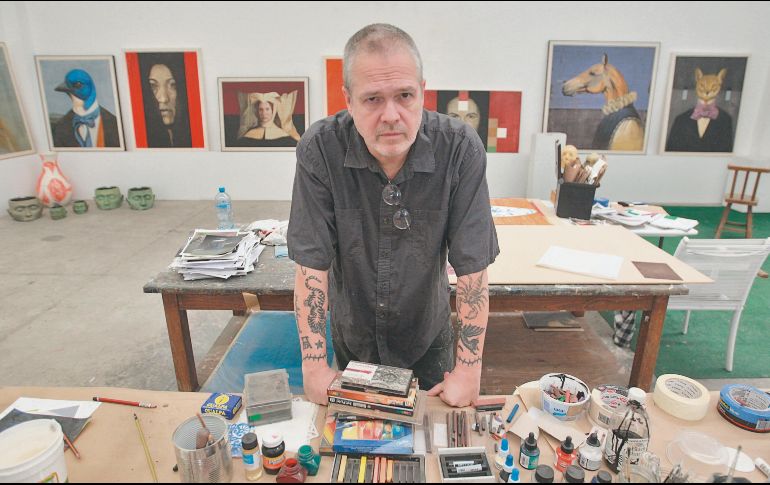 José Fors. El también músico demuestra su vena pictórica en “Atemporal”. El Informador/ A. Camacho