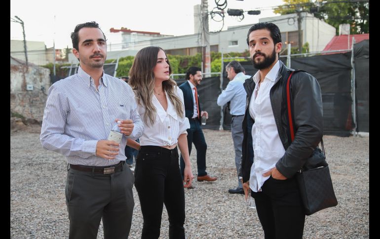 Santiago Vertiz, Gaby Vertiz y Alejandro Pedrero. GENTE BIEN JALISCO/ Tony Martínez