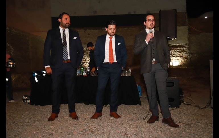 Octavio Fuentes, Xavier Iturbide y Diego Páramo. GENTE BIEN JALISCO/ Tony Martínez