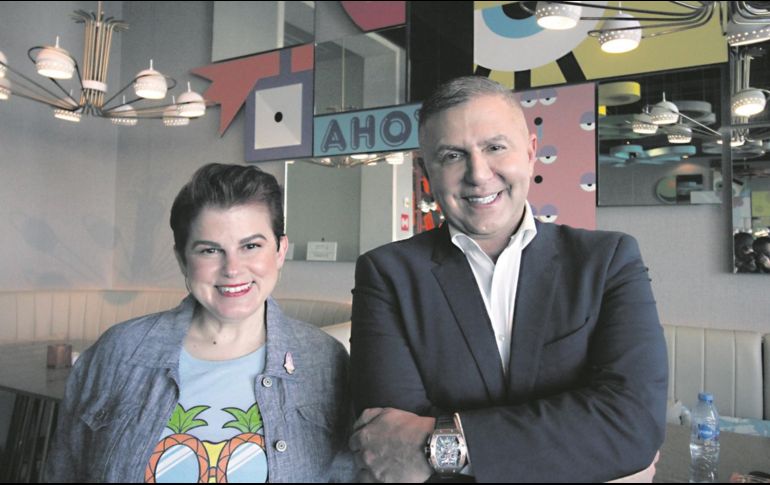 Marilyn Cairo y Raffaele Annecchino. Con planes para la consolidación del hotel. EL INFORMADOR/F. González