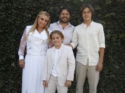 Regina Campos Levin, Pedro Palencia García, Pedro y Guillermo Palencia Campos. GENTE BIEN JALISCO/Claudio Jimeno