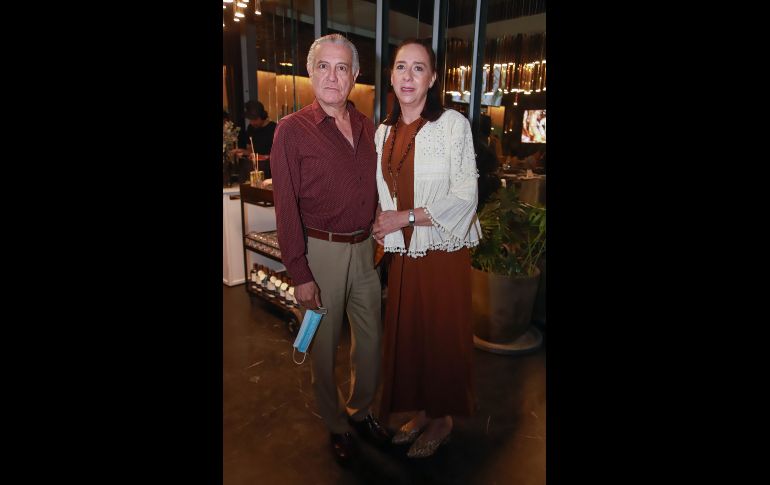 José Luis Arreguín y Miriam Álvarez del Castillo. GENTE BIEN JLISCO/Tony Martínez