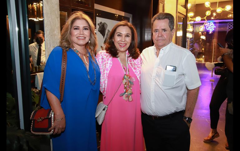 Tere Alcalá, Norma Acuña y Miguel Ángel Gómez. GENTE BIEN JLISCO/Tony Martínez