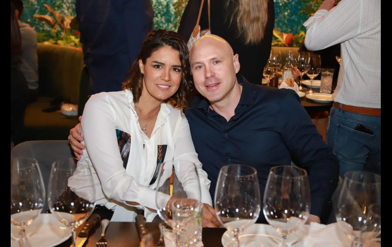 Miriam Herrera y Peter Brill. GENTE BIEN JLISCO/Tony Martínez