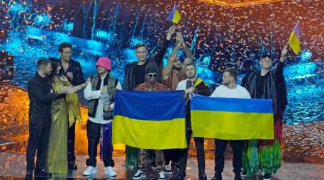Esta es la tercera vez que Ucrania vence en Eurovisión desde su debut en 2003. AP/L. Bruno