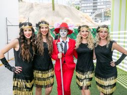 Ariadna Sandoval, Ana Santillán, Tery González, Pili Ríos y Mónica González. GENTE BIEN JALISCO/Jorge Soltero