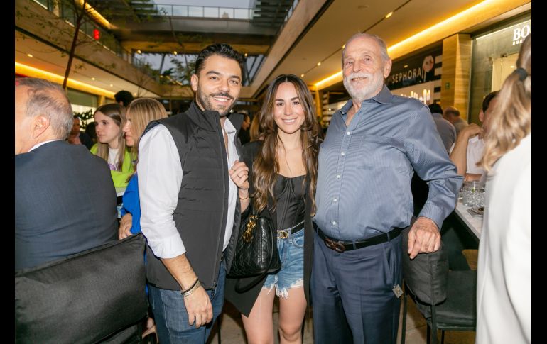 Moisés Perla, Yael Lanczyner y Herman Lanczyner. GENTE BIEN JALISCO/Jorge Soltero