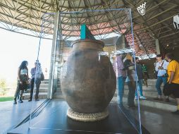 La pieza aporta la evidencia de que el tejuino ya estaba presente en la época prehispánica, entre 1100 y el 1500 después de Cristo. CORTESÍA