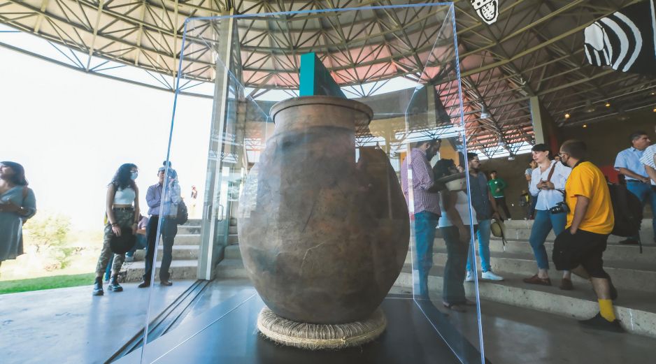 La pieza aporta la evidencia de que el tejuino ya estaba presente en la época prehispánica, entre 1100 y el 1500 después de Cristo. CORTESÍA