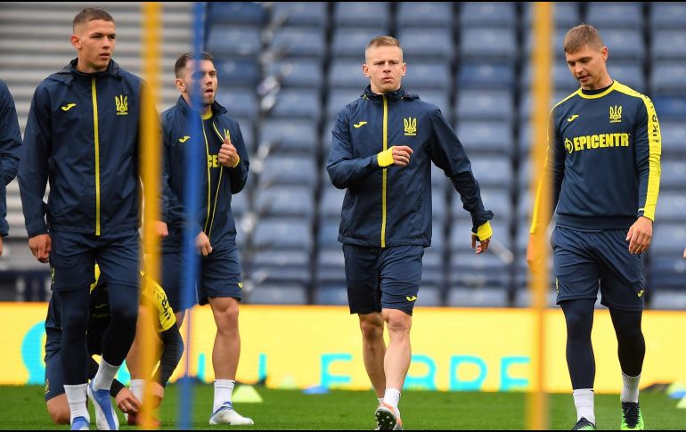 El conjunto ucraniano, que se ha visto mermado por la invasión de Rusia, desea brindar un poco de alegría a sus paisanos. AFP/A. Buchanan