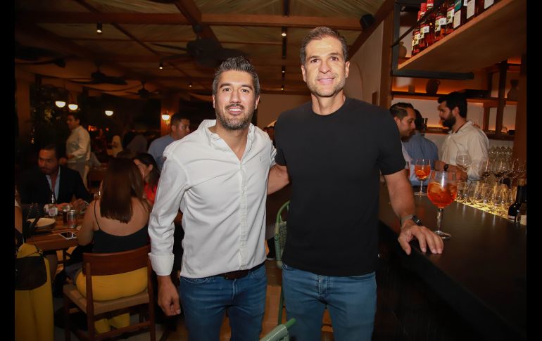 Jorge Martínez y Álvaro Hecht. GENTE BIEN JALISCO/Antonio Martínez