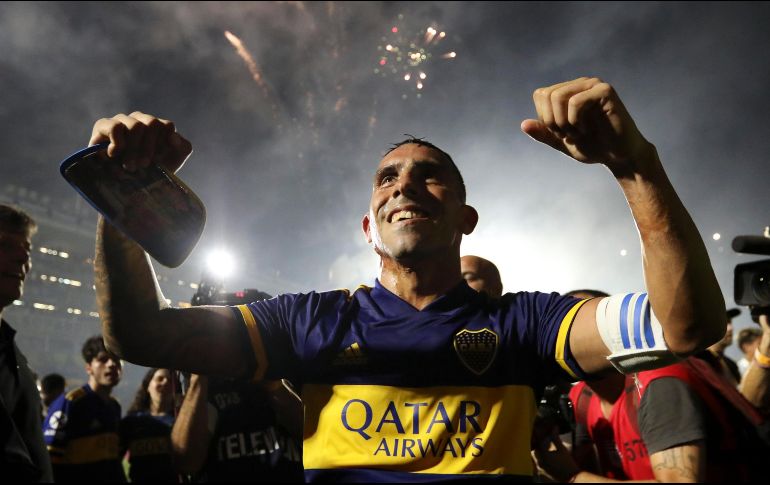 Carlos Tévez anotó por última vez en mayo 2021 en un clásico ante River Plate por la Copa de la Liga. AP / ARCHIVO