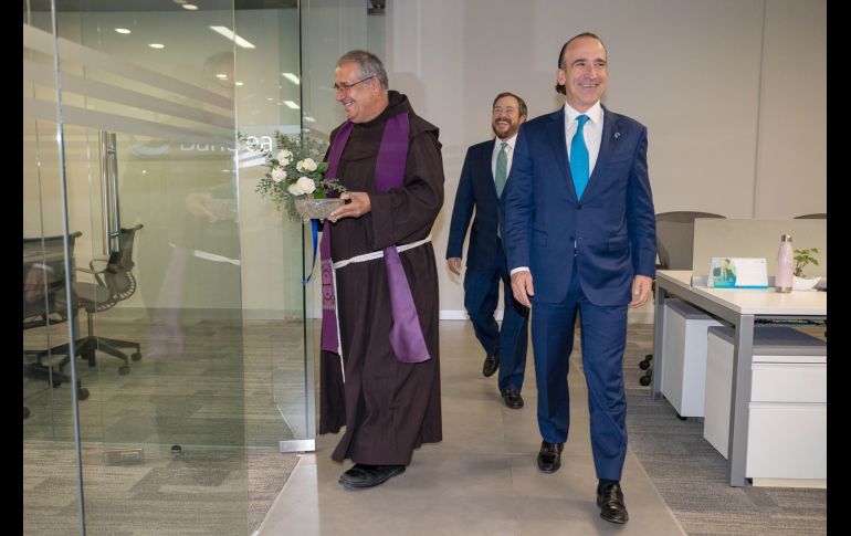 Jaime González, Adrián Lozano Lozano y Ernesto López Clariond. GENTE BIEN JALISCO/Jorge Soltero