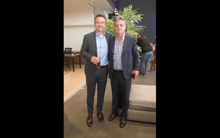 Jaime Cohen y Carlos Martín del Campo. GENTE BIEN JALISCO/Antonio Martínez