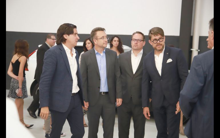 Álvaro Mora, Jaime Cohen, Frank Steinacher y Jesús Rodríguez. GENTE BIEN JALISCO/Antonio Martínez