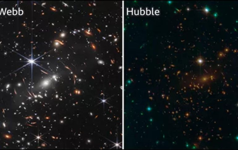 La diferencia entre ambas imágenes es notable.. NASA