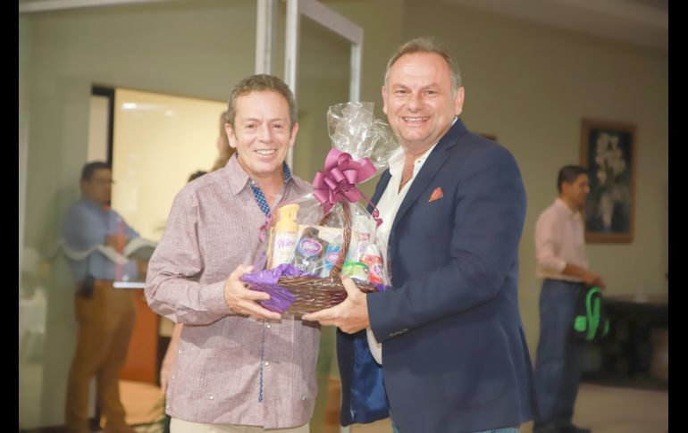 Miguel Ángel Collado y Frederick Comino. GENTE BIEN JALISCO/Antonio Martínez