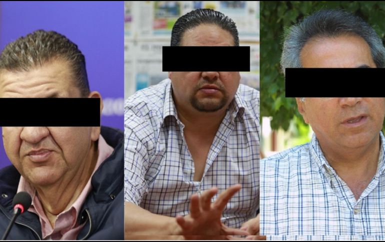 Francisco “A”, Antonio “C” y Felipe “T” son exfuncionarios de primer nivel que actualmente están presos. EL INFORMADOR/Archivo