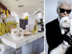 Karl y Choupette Lagerfeld. INSTAGRAM/@choupetteofficiel