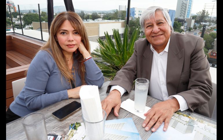 Miriam Carlin y Roberto Velázquez. GENTE BIEN JALISCO/Claudio Jimeno