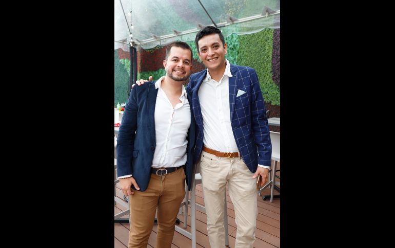 Juan Pablo González y Gustavo Andrade. GENTE BIEN JALISCO/Claudio Jimeno