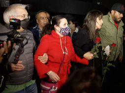 Hoy Rosario Robles Berlanga, exsecretaria de Sedesol y Sedatu en el gobierno de Enrique Peña Nieto, está libre; salió anoche del penal de Santa Martha Acatitla. SUN / G. Espinosa