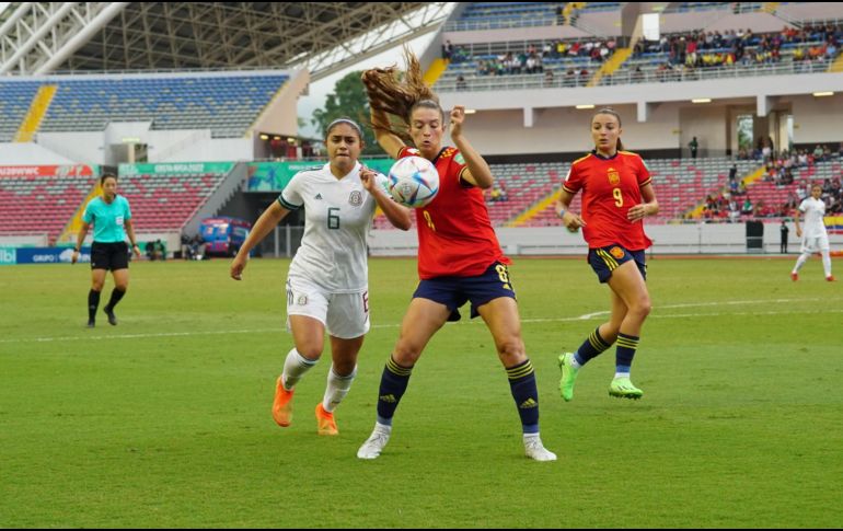 La selección ibérica se impuso por la mínima ante el Tricolor. TWITTER/@Miseleccionfem