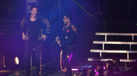 Kalimba abrió su presentación con “Jamás”, mientras que Yahir puso el momento emotivo con “La locura”. EL INFORMADOR/A. Camacho