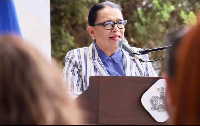 Rosa Icela Rodríguez brindó algunos datos y avances sobre la estrategia de seguridad implementada en Jalisco. TWITTER/@rosaicela_