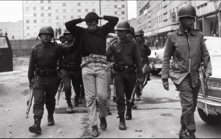 Cientos de estudiantes fueron arrestados durante la ocupación de la UNAM, y enviados a Lecumberri. ESPECIAL/UNAM