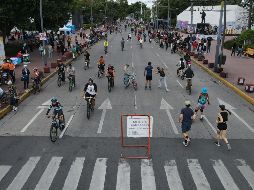 Este domingo 3 de diciembre, a las 10:00 horas en la Glorieta de la Minerva, Guadalajara se prepara para celebrar las primeras mil Jornadas de la Vía RecreActiva. EL INFORMADOR / ARCHIVO