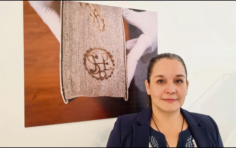 La investigadora Erika Chávez colabora con la curaduría de la exposición. EL INFORMADOR/ R. Solís