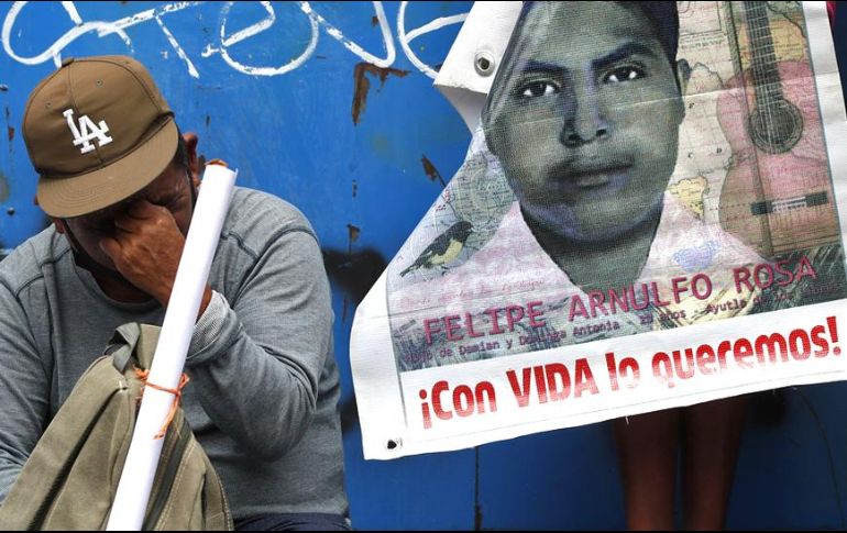 El caso de los 43 estudiantes sacudió a México. EPA