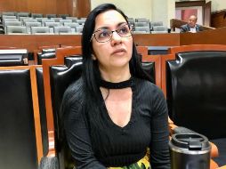 Ángela Gómez Ponce, presidenta de la Comisión de Gobernación del Congreso de Jalisco. EL INFORMADOR/R. Rivas