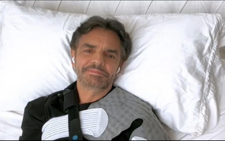 Derbez sufrió un accidente en su brazo que lo llevó a ser hospitalizado. ESPECIAL/Instagram