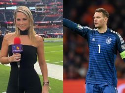 Inés Sainz reveló que la peor experiencia con un deportista ha sido sin lugar a dudas con Manuel Neuer. ESPECIAL
