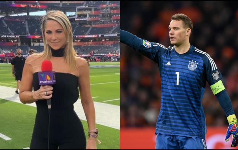 Inés Sainz reveló que la peor experiencia con un deportista ha sido sin lugar a dudas con Manuel Neuer. ESPECIAL